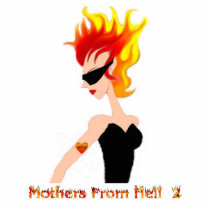MFH2 PHOTO KEYCHAIN CUT-OUT - mom_with_flames photo sculptures by MothersFromHell2 MFH2 PHOTO KEYCHAIN CUT-OUT - mom_with_flames photo sculptures
