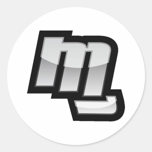 MG Fist Symbol Round Sticker