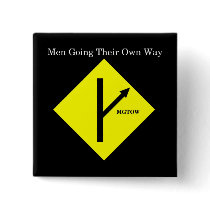 MGTOW Logo Button-Square-Black Background by MGTOWHero MGTOW Logo Button-Square-Black Background