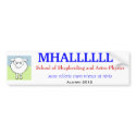 MHALLLLLLU Bumper Sticker bumper stickers by gabindoh MHALLLLLLU Bumper Sticker bumper stickers