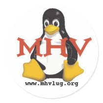 mhvlug_logo, www.mhvlug.org stickers by gnu_joe mhvlug_logo, www.mhvlug.org stickers