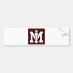 MI Basketball Bumper Sticker