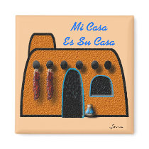 Mi Casa Es Su Casa magnets