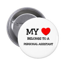 Mi corazón pertenece a un AYUDANTE PERSONAL Pins