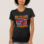 Mi corazón pertenece a un bombero camisetas
