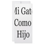 Mi Gato Es Como Mi Hijo rack cards