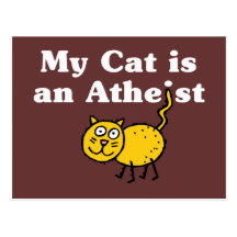 Mi gato es un ateo postal