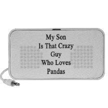 Mi hijo es ese individuo loco que ama pandas notebook altavoz