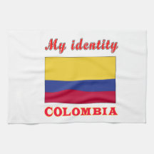 Mi identidad Colombia Toallas De Mano