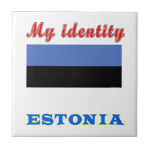 Mi identidad Estonia Azulejo