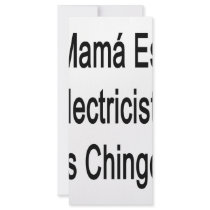 Mi Mama Es La Electricista Mas Chingona rack cards by Supernova23 Mi Mama Es La Electricista Mas Chingona rack cards