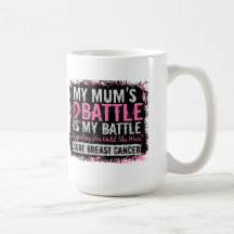 Mi momia del cáncer de pecho demasiado 2 de la bat taza de café