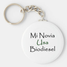 Mi Novia Usa Biodiesel Keychain