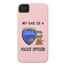Mi papá de la policía iPhone 4 protectores