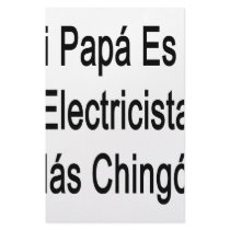 Mi Papa Es El Electricista Mas Chingon stationery