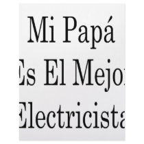 Mi Papa Es El Mejor Electricista Customized Letterhead