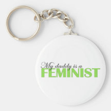 Mi papá es una feminista llaveros