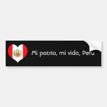 mi patria mi vida peru bumper stickers radbd3f72f6f94694997f65f603ef6909 v9wht 8byvr 150 Peru