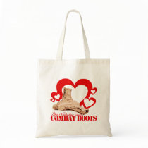 Mi tarjeta del día de San Valentín lleva botas de  bolsas