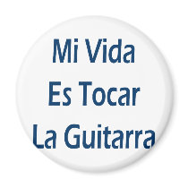 Mi Vida Es Tocar La Guitarra magnets