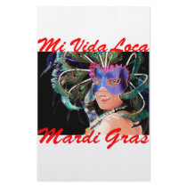 Mi Vida Loca Mardi Gras #003 stationery