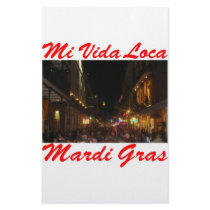 Mi Vida Loca Mardi Gras #011 Stationery Design