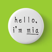 mia, boo & friends button by irenestrange mia, boo & friends button