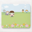 mia, boo & friends mousepad