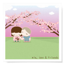 mia, boo & friends poster posters
