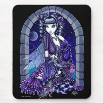 "Mia" Gothic Victorian Cat Fairy Mousepad mousepads