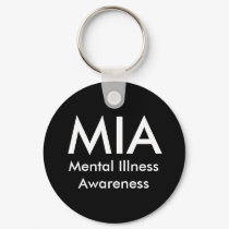 MIA, Mental Illness Awareness keychains