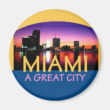 MIAMA Florida A Great City Landscape Magnet