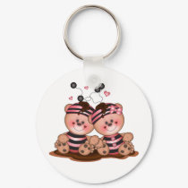 Miame and Miame  Bee Faeries Keychain