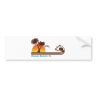 Miami Bumper Sticker
