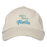 MIAMI BEACH cap Embroidered Baseball Caps