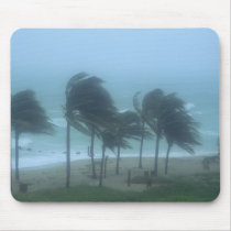 Miami Beach, Florida, hurricane winds lashing Mouse Pads