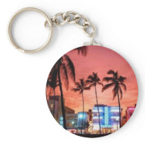 Miami Beach, Florida Keychains