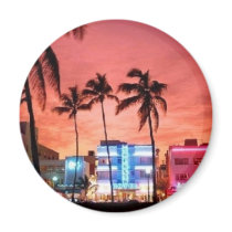 Miami Beach, Florida Refrigerator Magnets