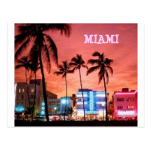 Miami Beach, Florida Post Card