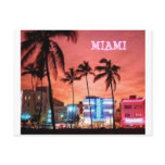 Miami Beach, Florida Post Card