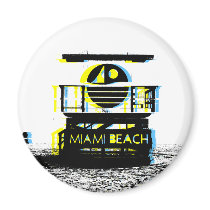 Miami Beach magnets by minjean Miami Beach magnets