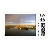 Miami Beach Rainbow postage by markemcgovern Miami Beach Rainbow postage