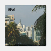 Miami Beach Refrigerator Magnets