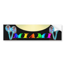 Miami bumper stickers by burbankpilot Miami bumper stickers
