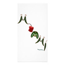 Miami Chili Peppers Personalized Photo Card