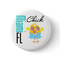 Miami FL Chick3 buttons by chicktshirts Miami FL Chick3 buttons