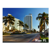 Miami FL Postcard