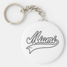 Miami Florida Keychain