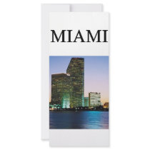 MIAMI florida Rack Cards