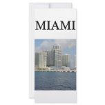 MIAMI florida Customized Rack Card